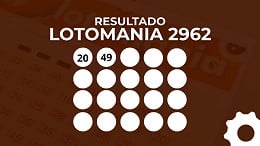 Resultado da Lotomania 2962 de hoje: veja os 20 números sorteados Resultado da Lotomania 2962 de hoje: veja os 20 números sorteados