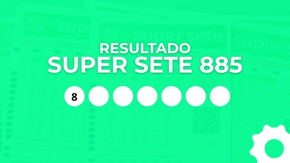 Veja os números sorteados do Super Sete 885. Imagem: Oficina da Net