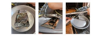 Galaxy S25 Plus pega fogo durante a madrugada e fica completamente destruído