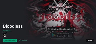 Bloodless será lançado para Android em 2 de setembro de 2026, mas já dá para fazer o pré registro