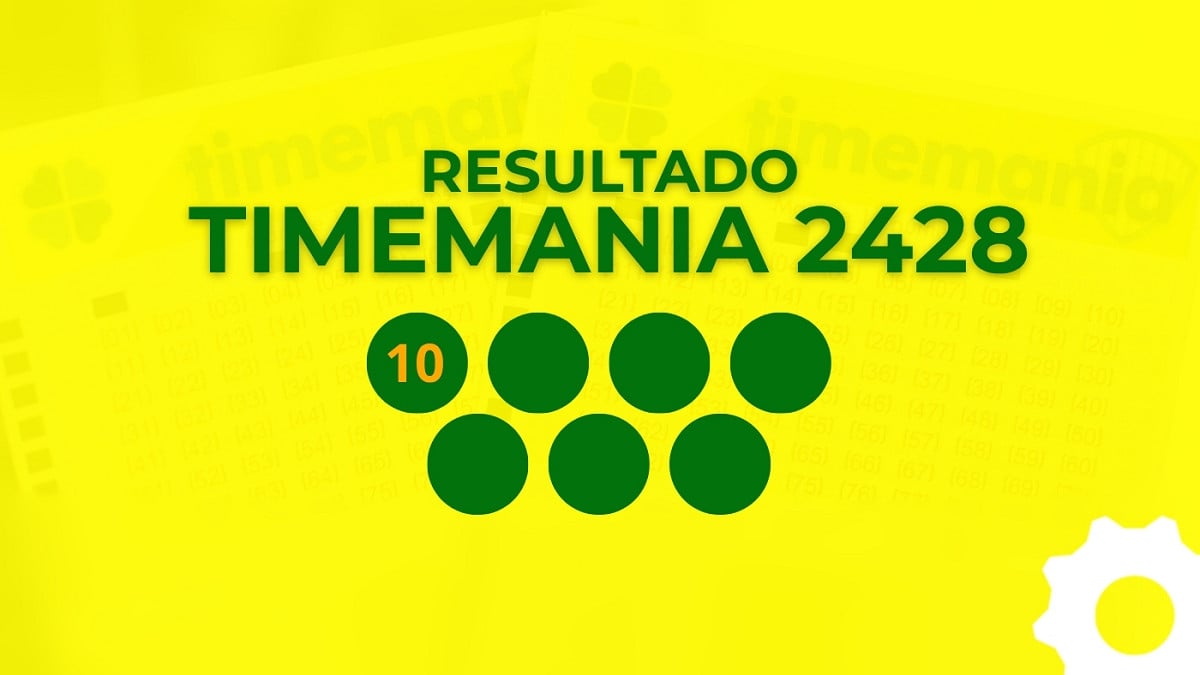 Veja os números sorteados da Timemania 2428