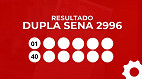 Resultado da Dupla Sena 2996; veja os números dos dois sorteios