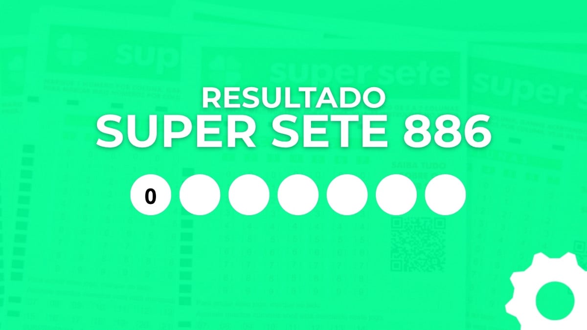 Veja os números sorteados do Super Sete 885. Imagem: Oficina da Net