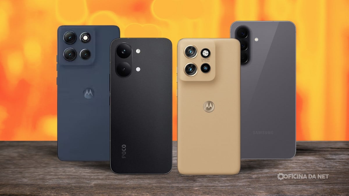 Moto G86, Motorola Edge 60 Neo, Galaxy A57 e POCO X8 Pro são alguns dos melhores custo beneficios de 2026