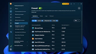 O firewall do Avast One não tem nada de tão diferente do que o Windows já oferece
