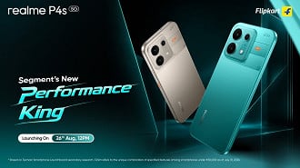 O realme P4s chegará em 26 de Agosto.