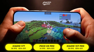 Também testamos também Mine com gráficos vibrantes e renderização em 12.