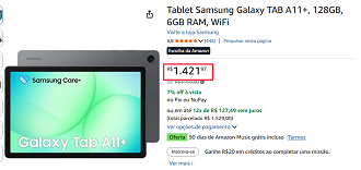 Oferta do Galaxy Tab A11+ Wi-Fi