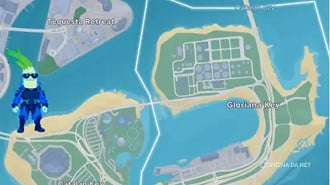 Suposto mapa de GTA 6 que vazou nesta semana. Imagem: Reprodução