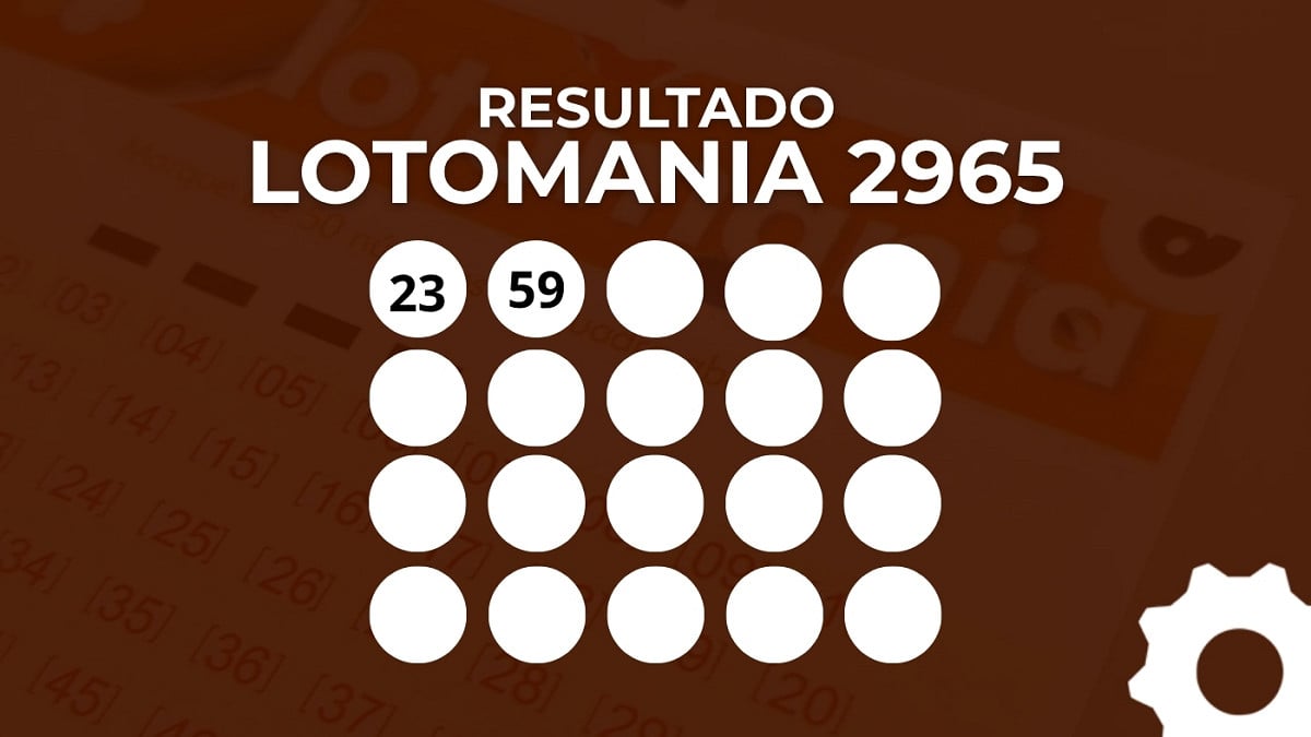 Veja os números sorteados da Lotomania 2964. Imagem: Oficina da Net