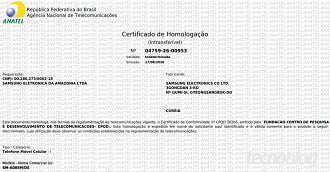 Galaxy A08 4G na Anatel (Imagem: Reprodução/Tecnoblog)