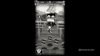 A mecânica segue a mesma do antigo Bendy in Nightmare Run