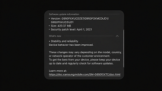 Atualização do Galaxy Note 8 e S8.