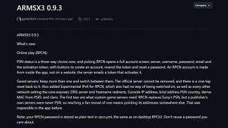 ARMSX3 v0.9.3 ganha modo online e mais desempenho