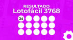 Lotofácil 3768: resultado de hoje, números sorteados e prêmio de R$ 2 milhões Lotofácil 3768: resultado de hoje, números sorteados e prêmio de R$ 2 milhões