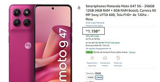 Oferta do Motorola Moto G47