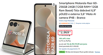 Oferta do Motorola Razr 60
