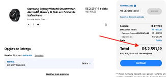 Testamos a oferta