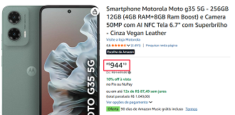 Oferta do Moto G35