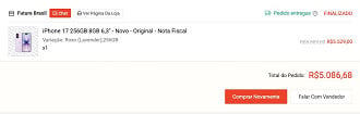 Comprei o iPhone na Shopee
