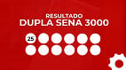 Resultado da Dupla Sena 3000: veja aqui os números do sorteio que foi adiado Resultado da Dupla Sena 3000: veja aqui os números do sorteio que foi adiado
