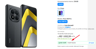 Oferta do POCO M8 Pro