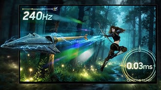O Odyssey OLED G8 tem um tempo de resposta de apenas 0,03 ms GtG