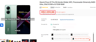 Oferta do POCO X7 Pro