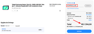 Oferta do Galaxy Tab A11+ Wi-Fi