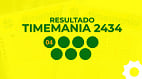 Resultado da Timemania 2434: veja os números sorteados e o Time do Coração Resultado da Timemania 2434: veja os números sorteados e o Time do Coração