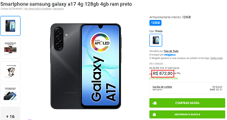 Oferta do Galaxy A17 4G