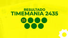 Resultado da Timemania 2435: veja os números sorteados e o Time do Coração