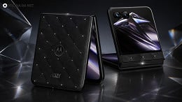 Motorola mostra novo Razr 70 coberto por cristais Swarovski Motorola mostra novo Razr 70 coberto por cristais Swarovski
