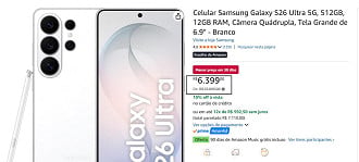 Oferta do Galaxy S26 Ultra