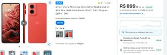 Oferta do Motorola Moto G35