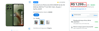 Oferta do Moto G56