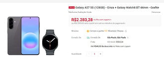 Oferta do Galaxy A57