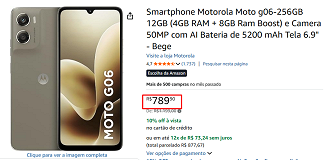 Oferta do Moto G06
