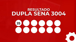 Resultado da Dupla Sena 3004 de R$ 2,8 milhões: veja os números Resultado da Dupla Sena 3004 de R$ 2,8 milhões: veja os números