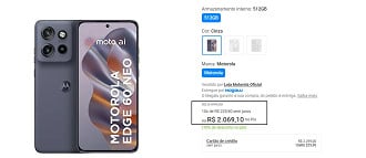 Oferta do Motorola Edge 60 Neo de 512GB