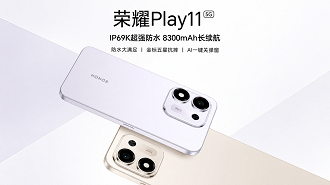 Honor11 Play vaza com super bateria.