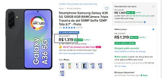 Oferta do Galaxy A36