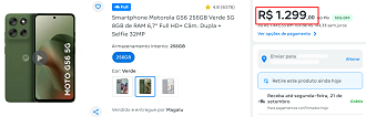 Oferta do Moto G56