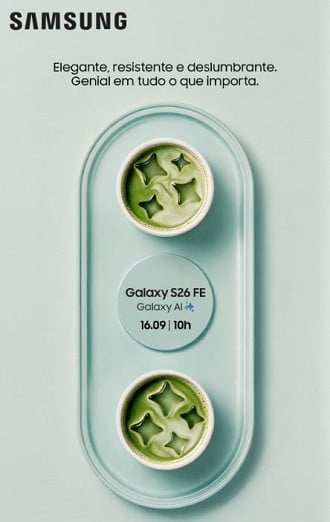 Data de lançamento do Galaxy S26 FE no Brasil