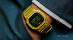 Casio lança edição especial do G-Shock DW-5600 na cor dourada Casio lança edição especial do G-Shock DW-5600 na cor dourada