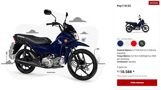 Pop 110i ES custa menos de R$ 10.600 na Honda