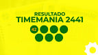 Timemania 2441 de R$ 13,5 milhões hoje; veja o resultado do sorteio Timemania 2441 de R$ 13,5 milhões hoje; veja o resultado do sorteio
