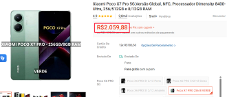 Oferta do POCO X7 Pro