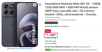 Oferta do Moto G67
