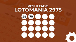Resultado da Lotomania 2975: confira os 20 números sorteados Resultado da Lotomania 2975: confira os 20 números sorteados
